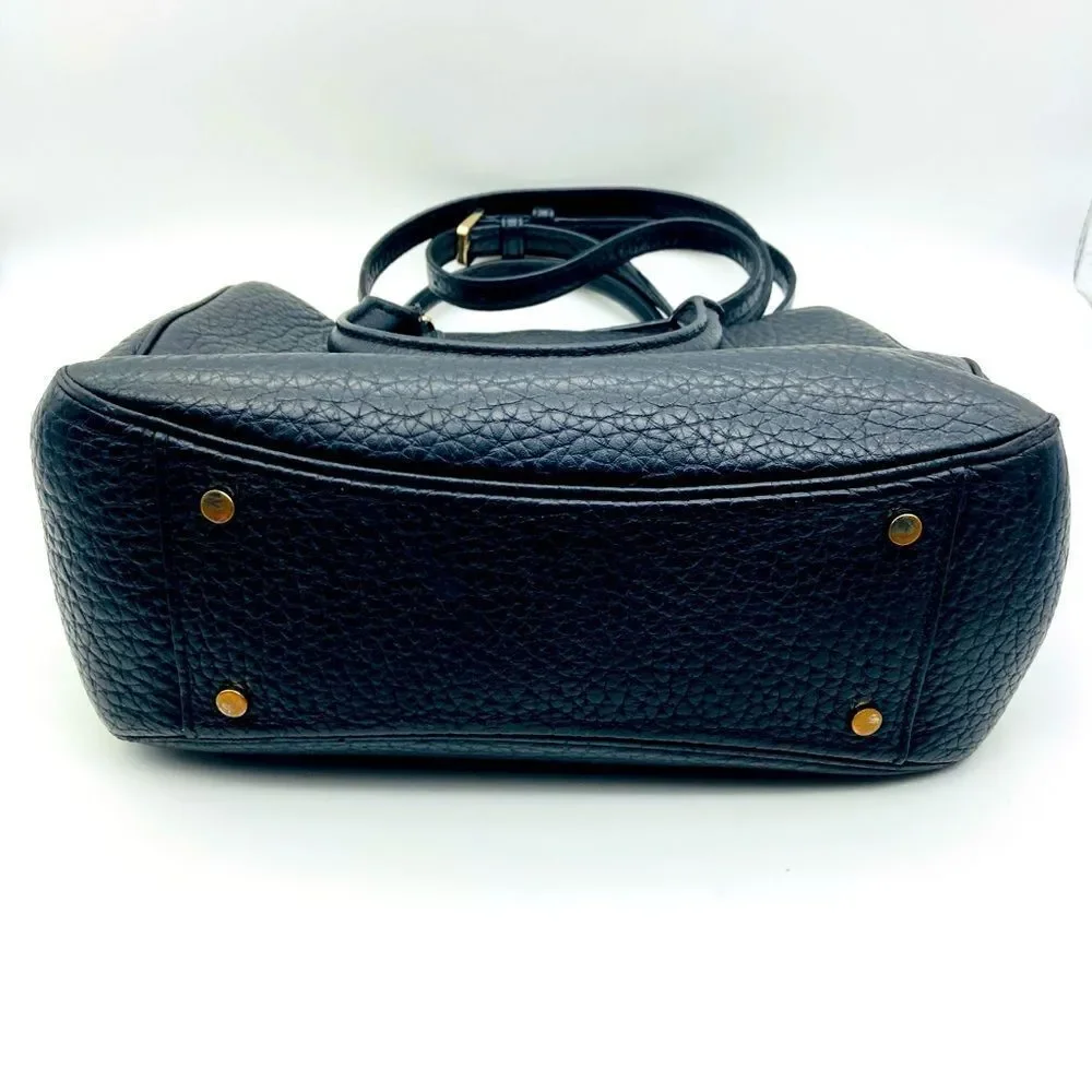 Kate Spade New York Leighton Pebble Leather Satchel Handbag Shoulder Bag